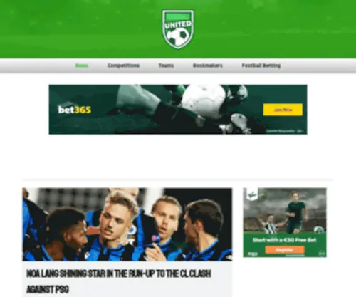 Footballunited.com(For Real Football Fans & Real Football News) Screenshot