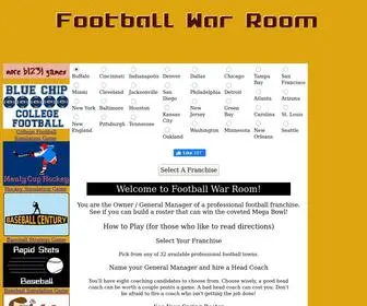Footballwarroom.com(FOOTBALL WAR ROOM) Screenshot