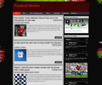 Footballweeks.com(Football News) Screenshot