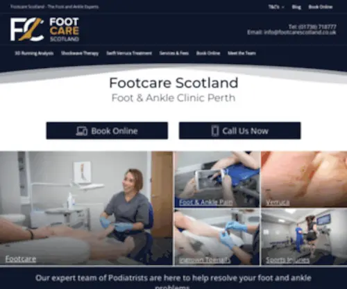 Footcarescotland.co.uk(Bot Verification) Screenshot