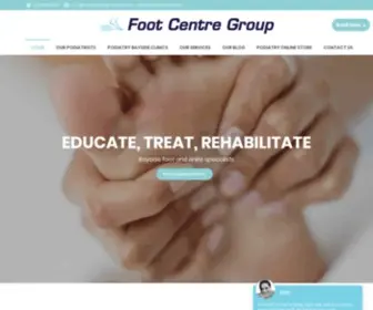 Footcentregroup.com.au(Bayside Foot & Ankle Specialists) Screenshot