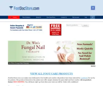 Footdocstore.com(Foot care products) Screenshot