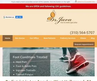 Footdoctorinla.com(Podiatrist, Foot Doctor Los Angeles, West Hollywood, CA) Screenshot