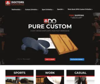 Footdoctororthotics.com(Custom Orthotics) Screenshot