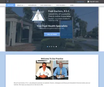 Footdoctorspsc.com(CMS MedPro Theme from CMS Quick Start) Screenshot