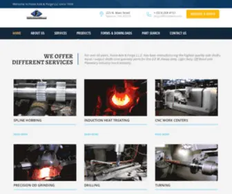 Footeaxle.com(Foote Axle & Forge) Screenshot