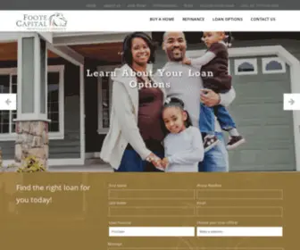 Footecapital.com(Foote Capital Mortgage) Screenshot