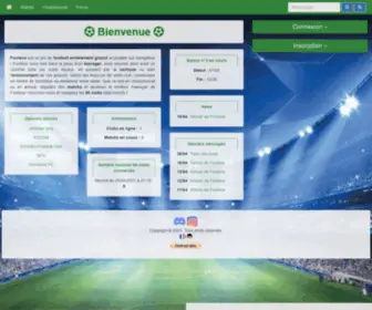 Footeox.com(Jeu multijoueur de gestion d'une équipe de football) Screenshot