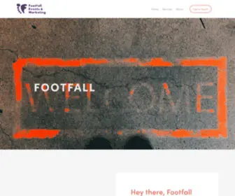 Footfallevents.com(Footfall Events & Marketing) Screenshot