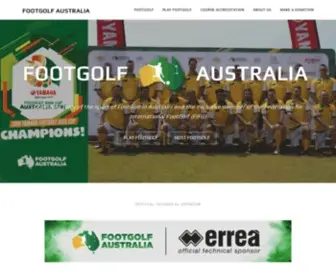 Footgolf.org.au(FootGolf Australia) Screenshot