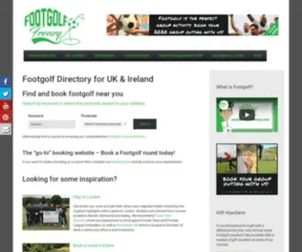 Footgolffrenzy.com(Footgolf in the UK & Ireland) Screenshot