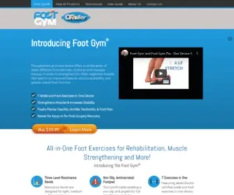 Footgym.com(The Foot Gym) Screenshot