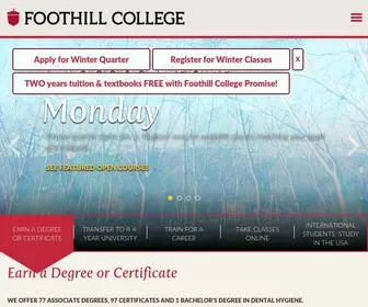 Foothill.edu(Foothill College) Screenshot