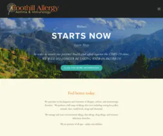 Foothillallergy.com(Foothill Allergy) Screenshot