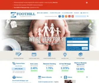 Foothillcu.org(Foothill Credit Union) Screenshot