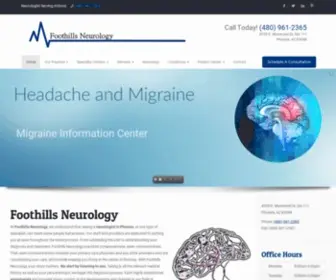 Foothillsneurology.com(Foothills Neurology) Screenshot