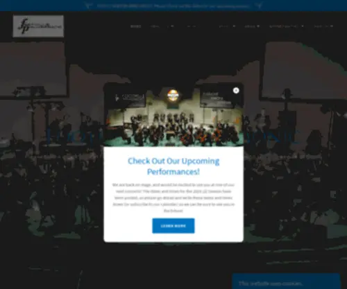 Foothillsphilharmonic.org(Free Concerts) Screenshot