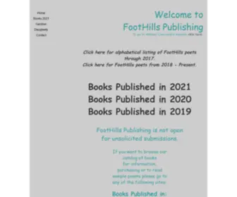 Foothillspublishing.com(Foothillspublishing) Screenshot