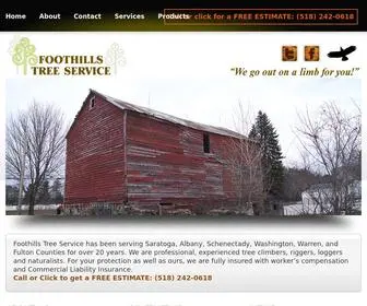 Foothillstreeservice.com(Foothills Tree Service) Screenshot