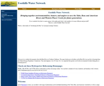 Foothillswaternetwork.org(Foothills Water Network) Screenshot