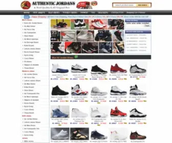 Footjordans.com(Retro Air Jordan Shoes) Screenshot