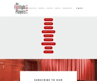 Footlightplayers.net(Footlight Players) Screenshot