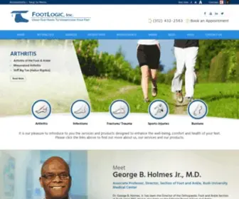 Footlogic.com(Dr. George Holmes) Screenshot
