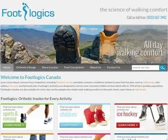 Footlogics.ca(Orthotic Insoles Canada) Screenshot