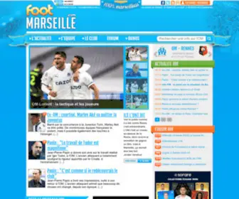 Footmarseille.com(OM Foot Marseille) Screenshot