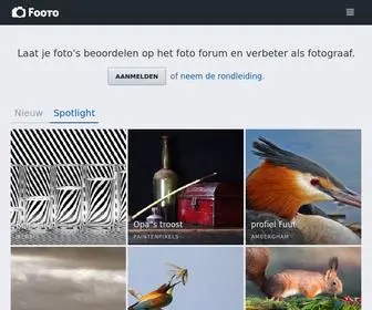 Footo.nl(Foto Forum) Screenshot