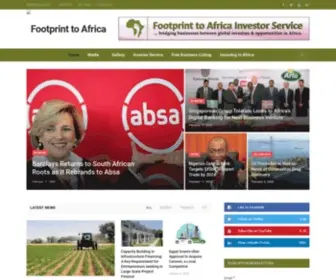 Footprint2Africa.com(Footprint to Africa) Screenshot