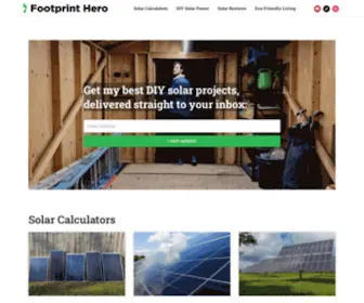 Footprinthero.com(Footprint Hero) Screenshot