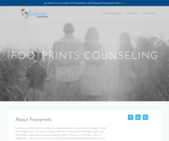 Footprintscounselingholland.com(A Holland Michigan based Private Therapy practice) Screenshot