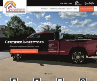 Footprintsinspections.com(Home Inspections) Screenshot