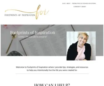 Footprintsofinspiration.com(Footprints of Inspiration) Screenshot