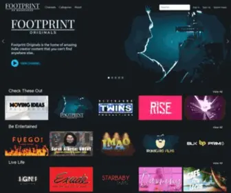 Footprint.tv(A community of real) Screenshot