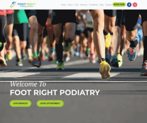 Footrightpodiatry.com.au(Foot Right Podiatry) Screenshot