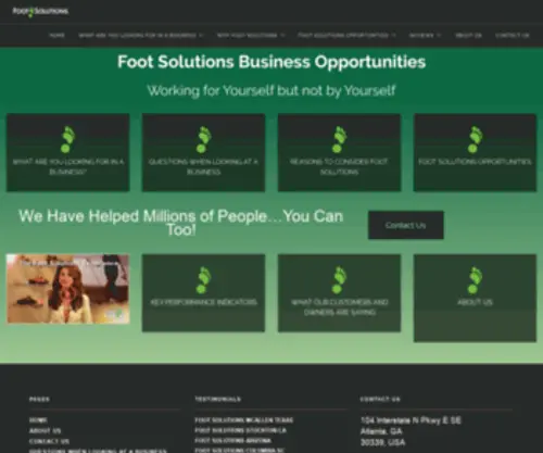 Footsolutionsfranchise.com(Foot Solutions Franchise Solutions) Screenshot