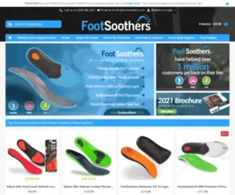 Footsoothers.com(Podiatrist Approved Leading Orthotic Insole) Screenshot