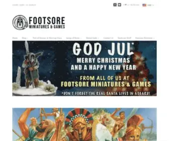 Footsoreminiatures.co.uk(Footsore Miniatures & Games Limited) Screenshot