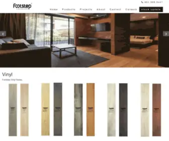 Footstepfloor.com(Laminate & Wood Flooring) Screenshot