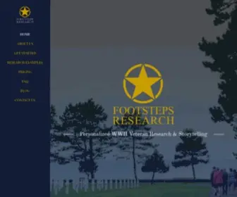 Footstepsresearch.org(The mission of Footsteps Research) Screenshot