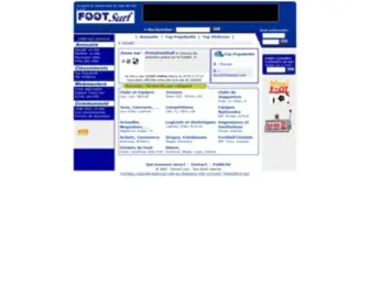 Footsurf.com(L'Annuaire du Foot) Screenshot