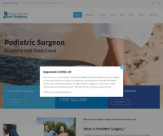 Footsurgery.com.au(Foot & Podiatry Surgery) Screenshot