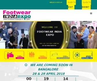 Footwearindiaexpo.in(Footwear India Expo) Screenshot