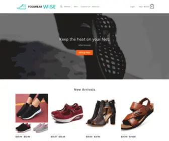 Footwearwise.com(Buy Footwear Online) Screenshot