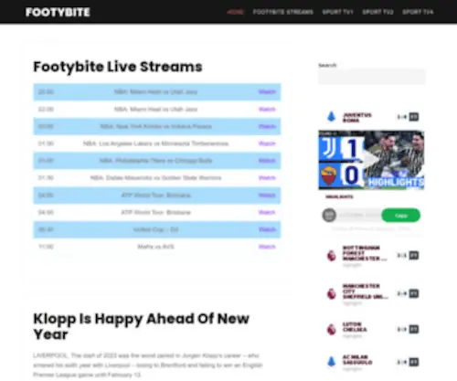 Footybite.one(Footybite Soccer Streams) Screenshot