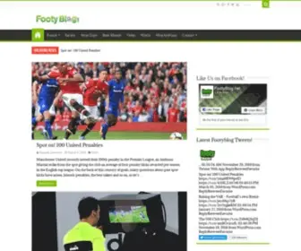 Footyblog.net(Football News Blog) Screenshot