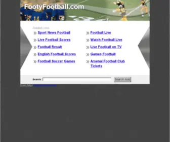 Footyfootball.com(Footyfootball) Screenshot