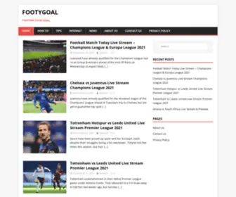 Footygoal.co(Footing Your Goal) Screenshot